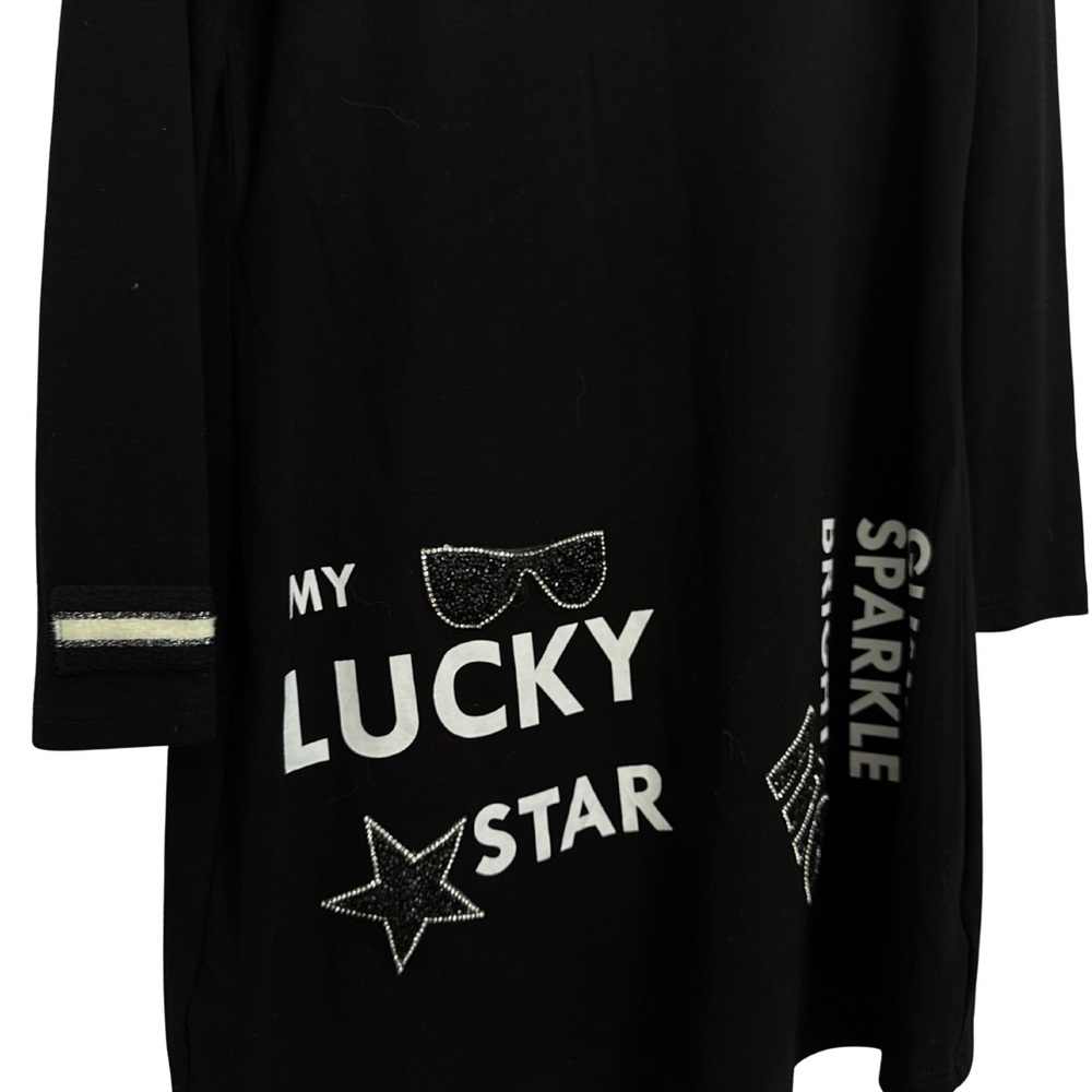 NWT Frank Lyman Black Statement Dress | Size M - Picture 4 of 6